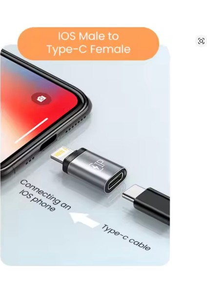 Type C Lightning Çevirici Dönüştürücü Iphone Dan Android E Çevirici Adaptör modelleri