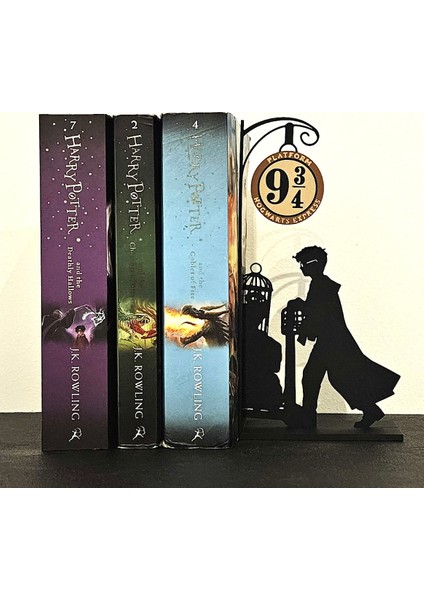 Harry Potter Platform 9 ¾ Temalı Kitap Tutucu 20X18X3 cm Dekoratif Organizer fırsatları