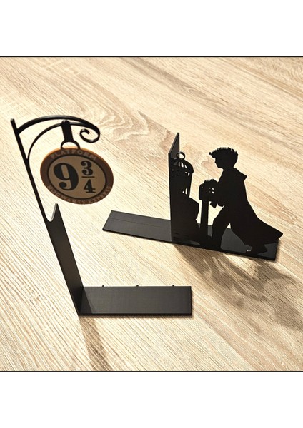 Harry Potter Platform 9 ¾ Temalı Kitap Tutucu 20X18X3 cm Dekoratif Organizer modelleri