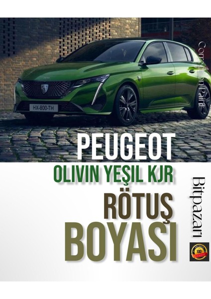 Peugeot Olivin Yeşil Kjr - Çizik ve Taş Izi Giderici Rötuş Boyası 30ML.