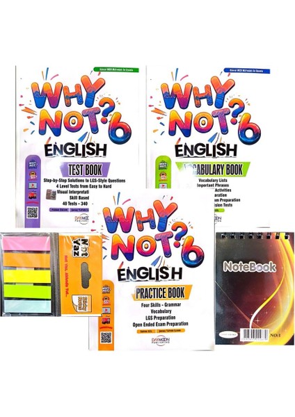 6.sınıf Why Not Ingilizce 3'lü Set-Yeni Müfredat Yeni Baskı-