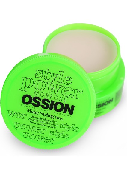 Ossion Mat Wax Şekillendirici Krem 100 ml Yüksek Tutuş Kolay Yıkanabilir
