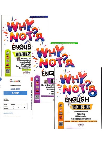 8.sınıf Why Not 3'lü Ingilizce Set-Yeni Müfredat Yeni Baskı-