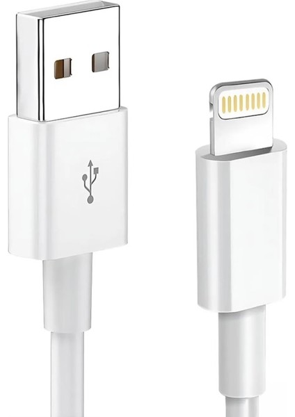 iPhone 6 / 7 / 8 / 11 / 12 / 13 / 14 Pro Max Uyumlu USB Lightning Hızlı Şarj Kablosu
