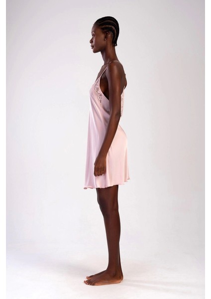 Ipek Dokulu Lüks Saten Gecelik – Ayarlanabilir Askılı, Çeyizlik fiyatları