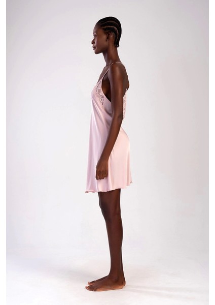 Ipek Dokulu Lüks Saten Gecelik – Ayarlanabilir Askılı, Çeyizlik indirimleri