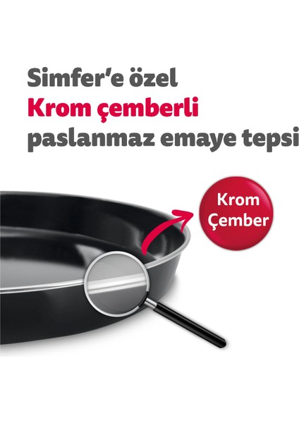 3420 Beyaz 34 Litre Statik Midi/Mini Fırın
