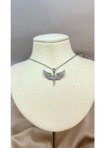 Paslanmaz Çelik Melek Kolye