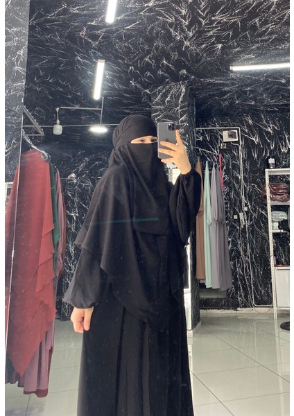 Açelya Takım 3 Parça Ferace Sufle Peçe modelleri