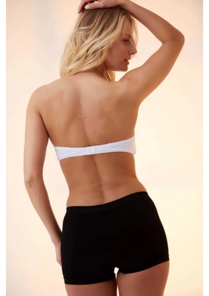 Elite Life Dikişsiz Kadın Boxer Siyah Şort 830 fiyatları