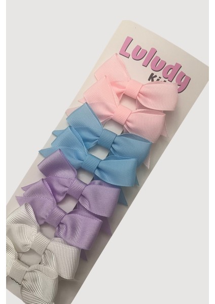 Soft Tonları 8'li Kız Çocuk Klips Toka Set fiyatları