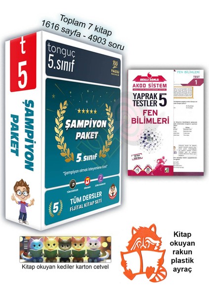 5. Sınıf Şampiyon Paketi (7 Kitap)