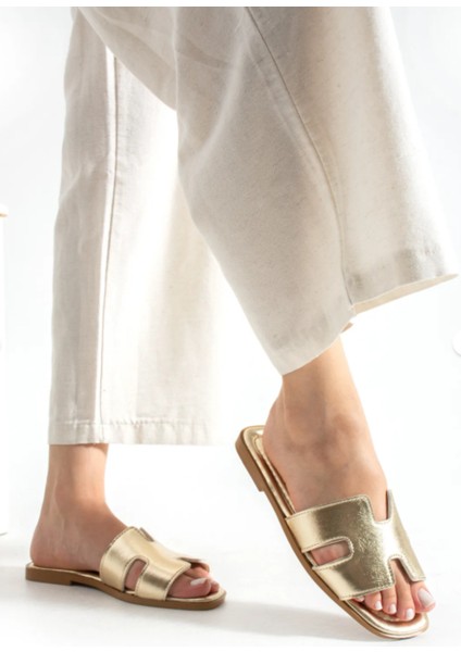 Hermes Modeli Önü Yanı Açık Kadın Terlik Dış Mekan ve Ev Terliği fiyatları