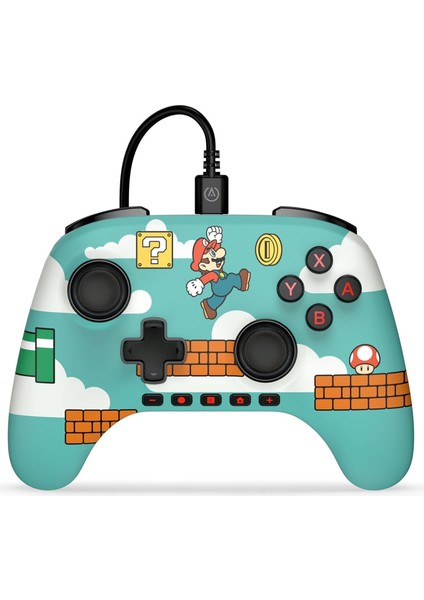 Advantage Wired Controller For Nintendo Switch 2 - Mario Time, Officially Licensed, Hall Effects, Mappable Buttons, Pro Controller, C Button, On-Board Audio Controls indirimleri