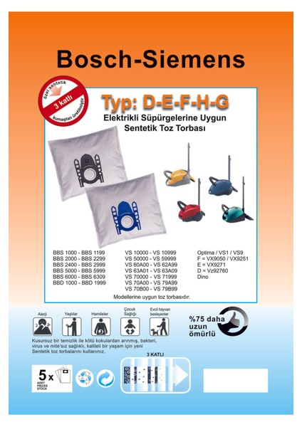 Uyumlu Süpürge Toz Torbası 20 Adet Beyaz fiyatları