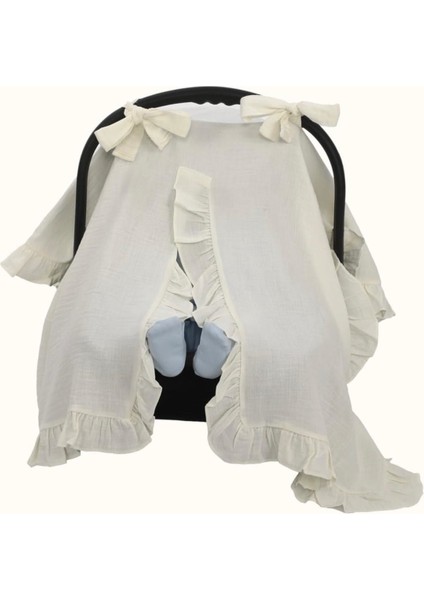 Dört Kat Müslin Puset Örtüsü