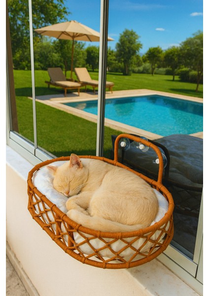 Kedi Cam Önü Hamak & Cama Asılan Kedi Yatağı