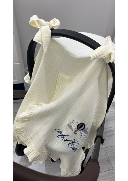 Kişiye Özel Isim ve Desen Işlemeli Puset Örtüsü modelleri