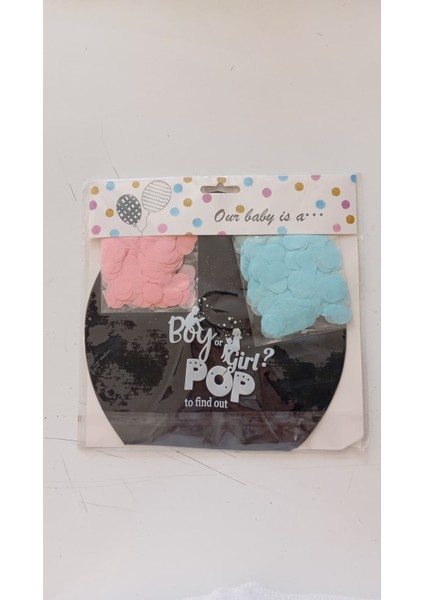 Cinsiyet Balonu Pullu Boy Or Girl Balon 2 Adet
