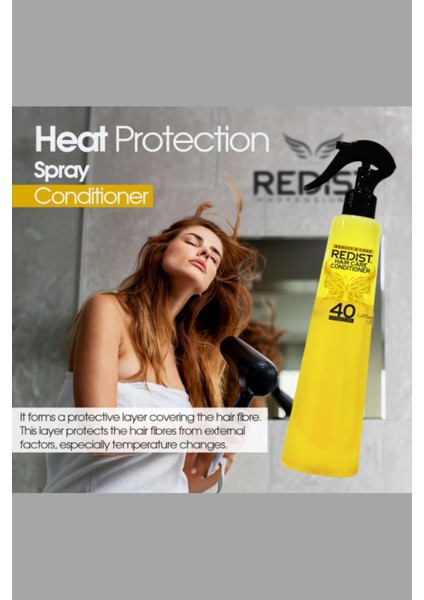 Saç Bakım Spreyi 400 ml Hacim Veren Isı ve Renk Koruyucu 40 Bitki Özlü Günlük Kullanıma Uygun