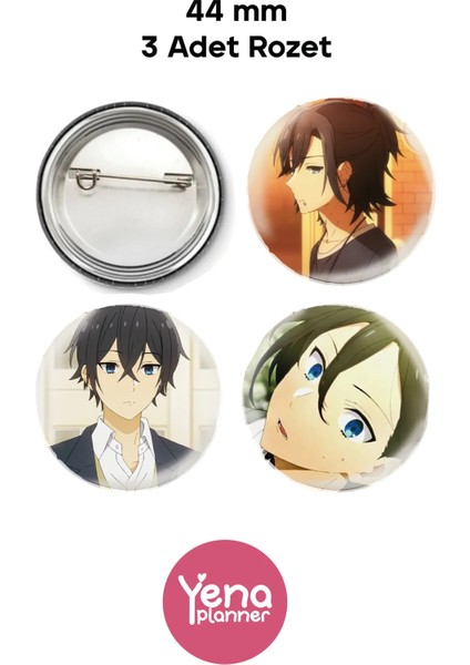 Horimiya Çanta Süsü / Rozet Seti / Açacak Anahtarlık