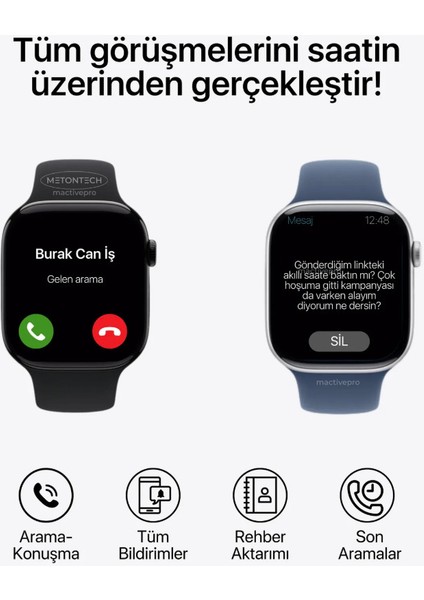 Akıllı Saat Amoled 120Hz 2.02'' – Sesli Görüşme & Sağlık Takibi – HK11 Pro Max – Tüm Telefonlarla Uyumlu