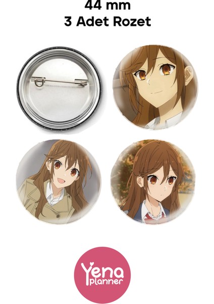 Horimiya Çanta Süsü / Rozet Seti / Açacak Anahtarlık