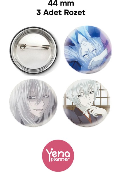 Kamisama Kiss Çanta Süsü / Rozet Seti / Açacak Anahtarlık