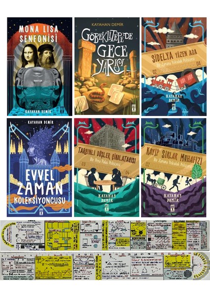 Kayahan Demir 6 Kitap Set Gençler Için Polisiye + Mat. Öğreten Cetvel
