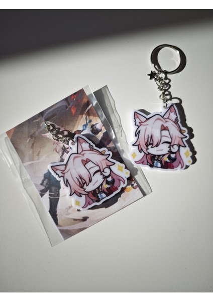 Honkai Star Rail Jiaoqui Çanta Süsü/anahtarlık (1 Adet)