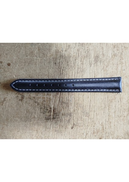Deri Kordon Saat Kayışı Siyah 16 mm DKS16 indirimleri