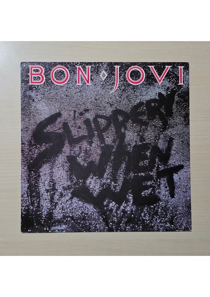 Bon Jovi - Slippery When Wet - 1986 - Dönem Baskı Plak - Longplay - Lp