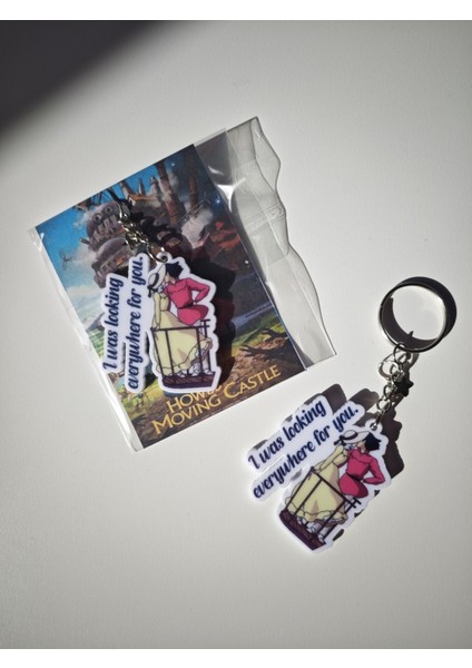 Howl's Moving Castle Çanta Süsü/anahtarlık (1 Adet)