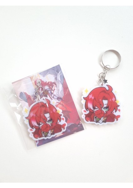 Honkai Star Rail Argenti Çanta Süsü/anahtarlık (1 Adet)