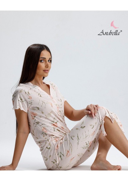 Kadın Yazlık Mevsimlik Ikili Pijama ve Gecelik Takımı Büyük Beden ve Battal Beden Seçenekli – Serin Tutan Doğal Bambu Kumaş, Büyük Beden Seçenekli fırsatları