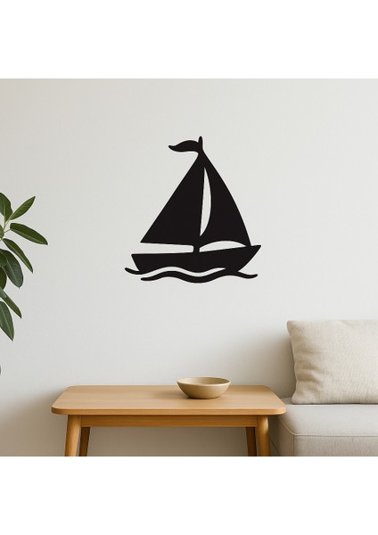 Metal Duvar Süsü Yelken Doğa Deniz - Shadowline Serisi fiyatları