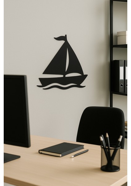 Metal Duvar Süsü Yelken Doğa Deniz - Shadowline Serisi modelleri