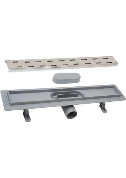 Lüks 60 cm Lineer Duş Kanalı – Yandan Çıkışlı, Paslanmaz Çelik Izgara, Koku Önleyici Sistemli Yer Süzgeci, Duş Izgarası fiyatları