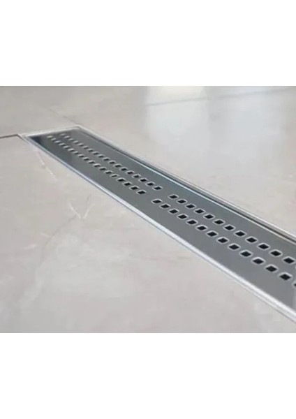 Lüks 60 cm Lineer Duş Kanalı – Yandan Çıkışlı, Paslanmaz Çelik Izgara, Koku Önleyici Sistemli Yer Süzgeci, Duş Izgarası fırsatları