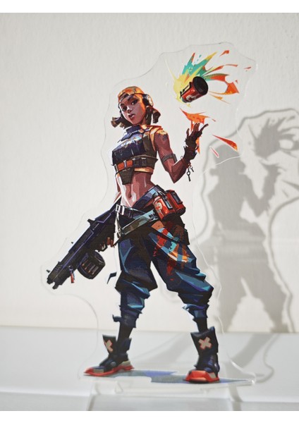 Valorant Raze Karakter Figür Standı