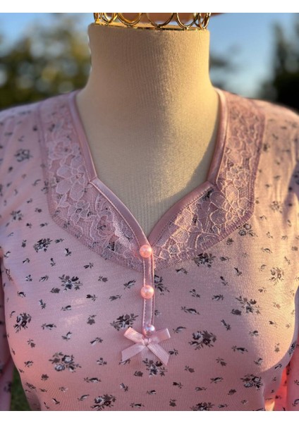 Kadın Mevsimlik Yazlık Ikili Pijama ve Gecelik Takımı Büyük Beden ve Battal Seçenekli – Serin Tutan Doğal Bambu Kumaş, Büyük Beden Seçenekli