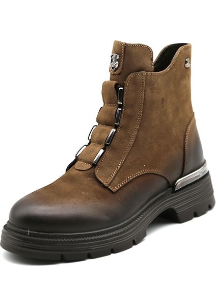 Kadın Hakiki Deri Bot 2353524K - Vizon - 36 modelleri