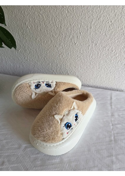 Kadın Kedili Peluş Rahat Ev Terliği 25BNT133 fiyatları