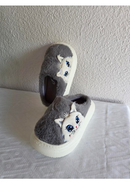 Kadın Kedili Peluş Rahat Ev Terliği 25BNT133 fiyatları