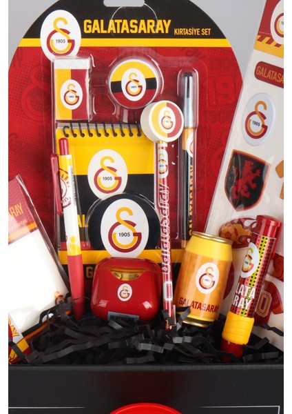 Dekomus Gıft Box Özel Kutulu Galatasaray "aslanın Gücü" Kırtasiye Seti Post-It,3d Stıcker,uçlu Kalem,aırpods Kalemtraş fiyatları