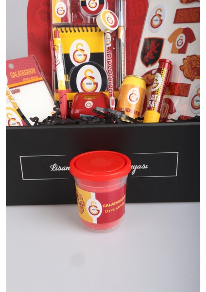 Dekomus Gıft Box Özel Kutulu Galatasaray "aslanın Gücü" Kırtasiye Seti Post-It,3d Stıcker,uçlu Kalem,aırpods Kalemtraş modelleri