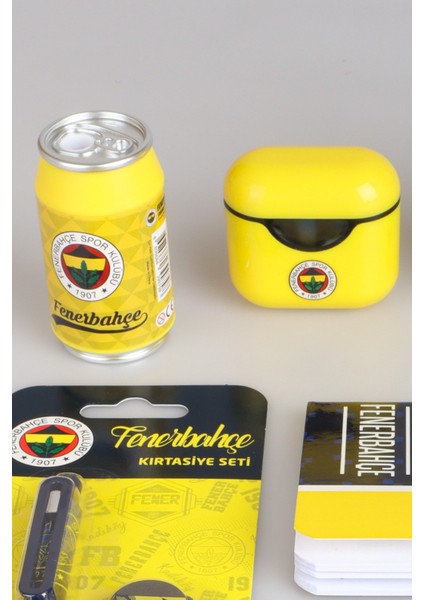 Dekomus Ile Fenerbahçe 1907 Kırtasiye Seti Post-It,oyun Hamuru,roket Silgi,aırpods Kalemtraş modelleri