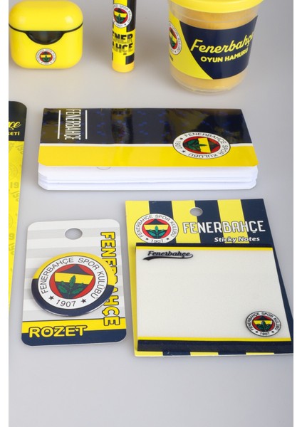 Dekomus Ile Fenerbahçe 1907 Kırtasiye Seti Post-It,oyun Hamuru,roket Silgi,aırpods Kalemtraş fırsatları