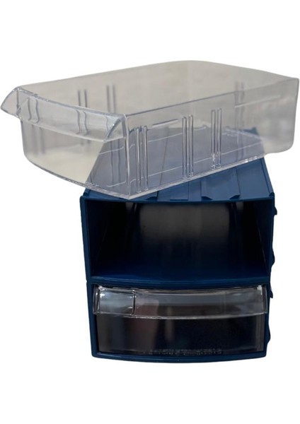 Plastik Çekmeceli Kutu 2 Çekmeceli 710-M modelleri
