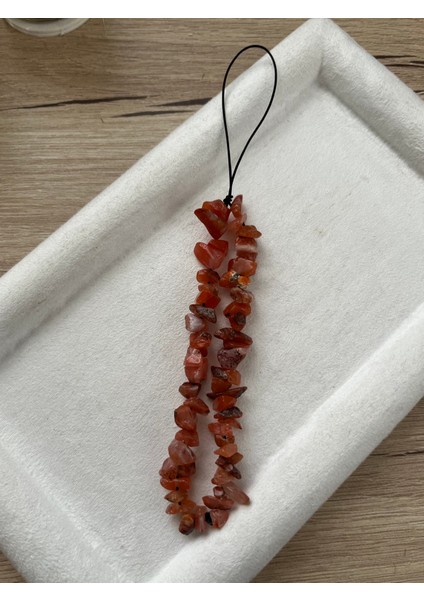 Kırık Akik Taşı El Yapımı Charm